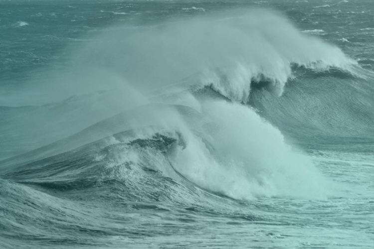 waves in a storm